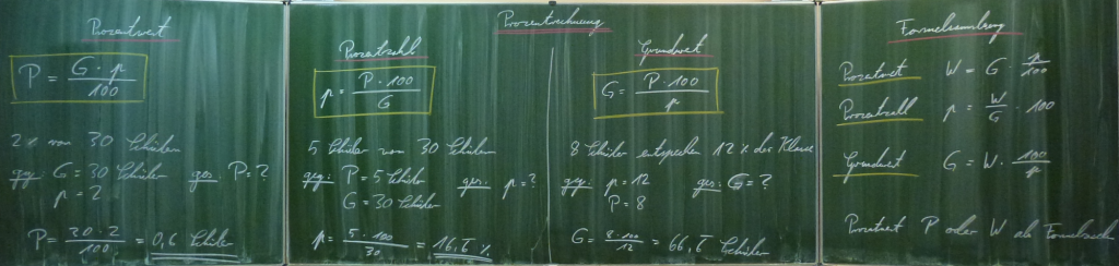 Prozentrechnung